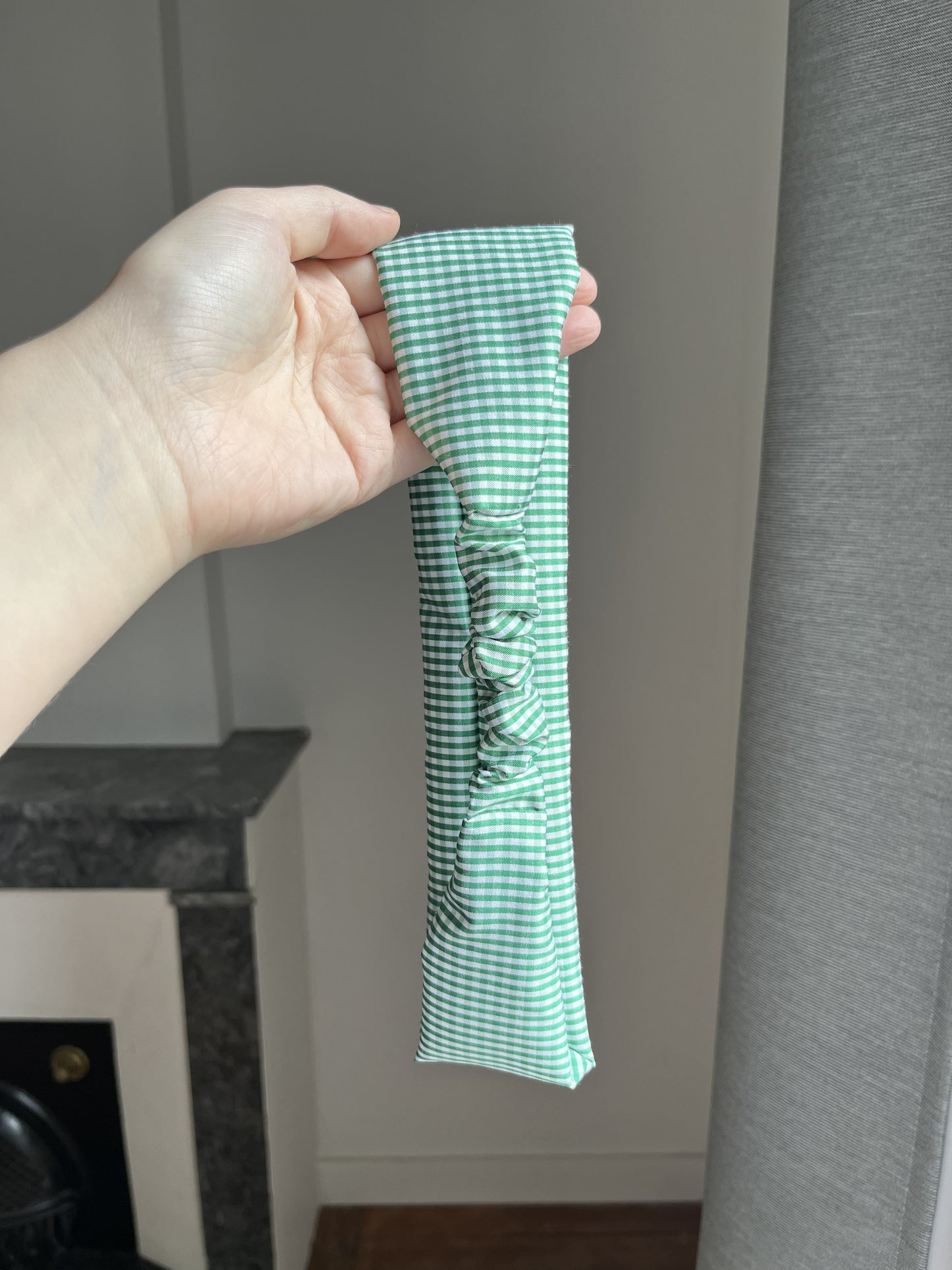 Bandeau vichy vert