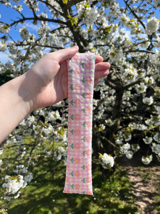 Bandeau vichy fleurs