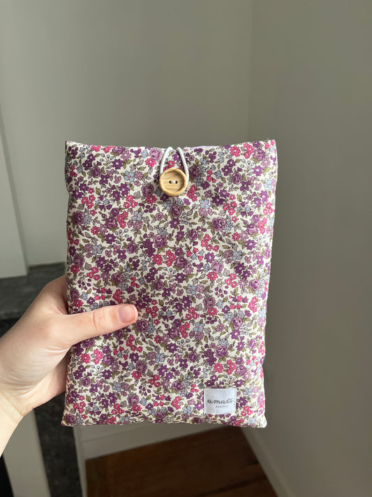 Pochette à livre de poche violette