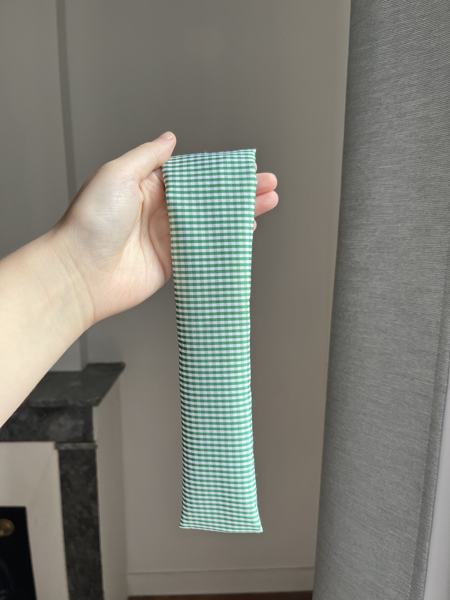 Bandeau vichy vert
