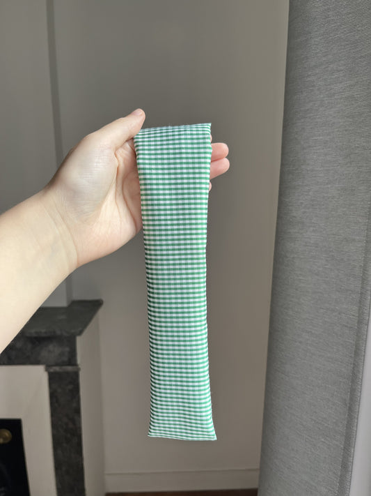 Bandeau vichy vert
